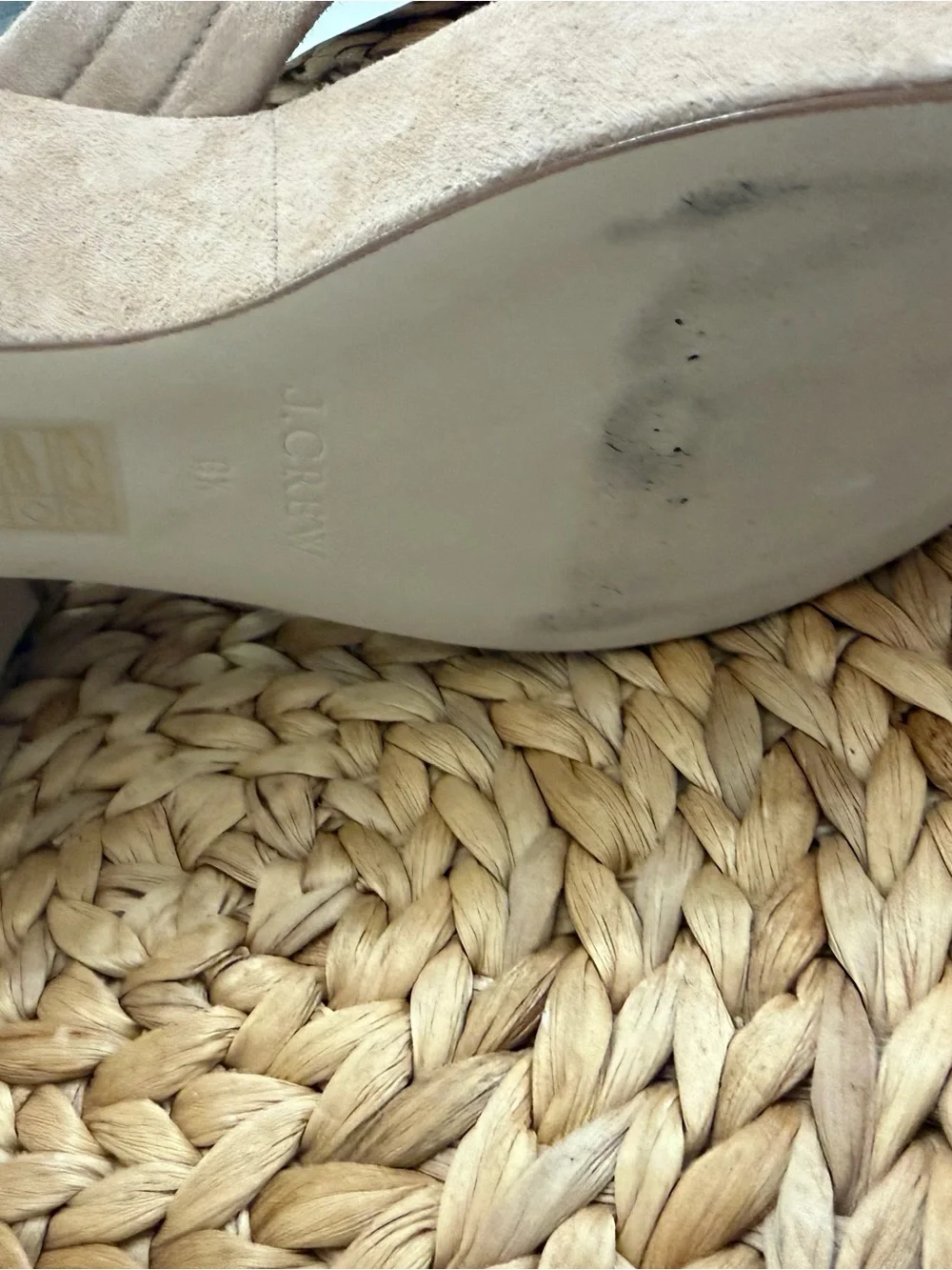 J. Crew Marcie platform sandals in beige suede colorway✨Sz. 8.5